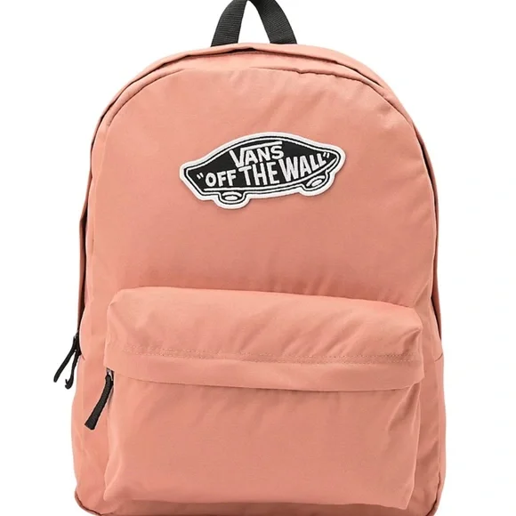 🎒SCHOOL SALE🎒VANS VN0A3UI6ZLS Skateboard Logo Realm Rose Backpack Laptop Pink - Picture 1 of 5